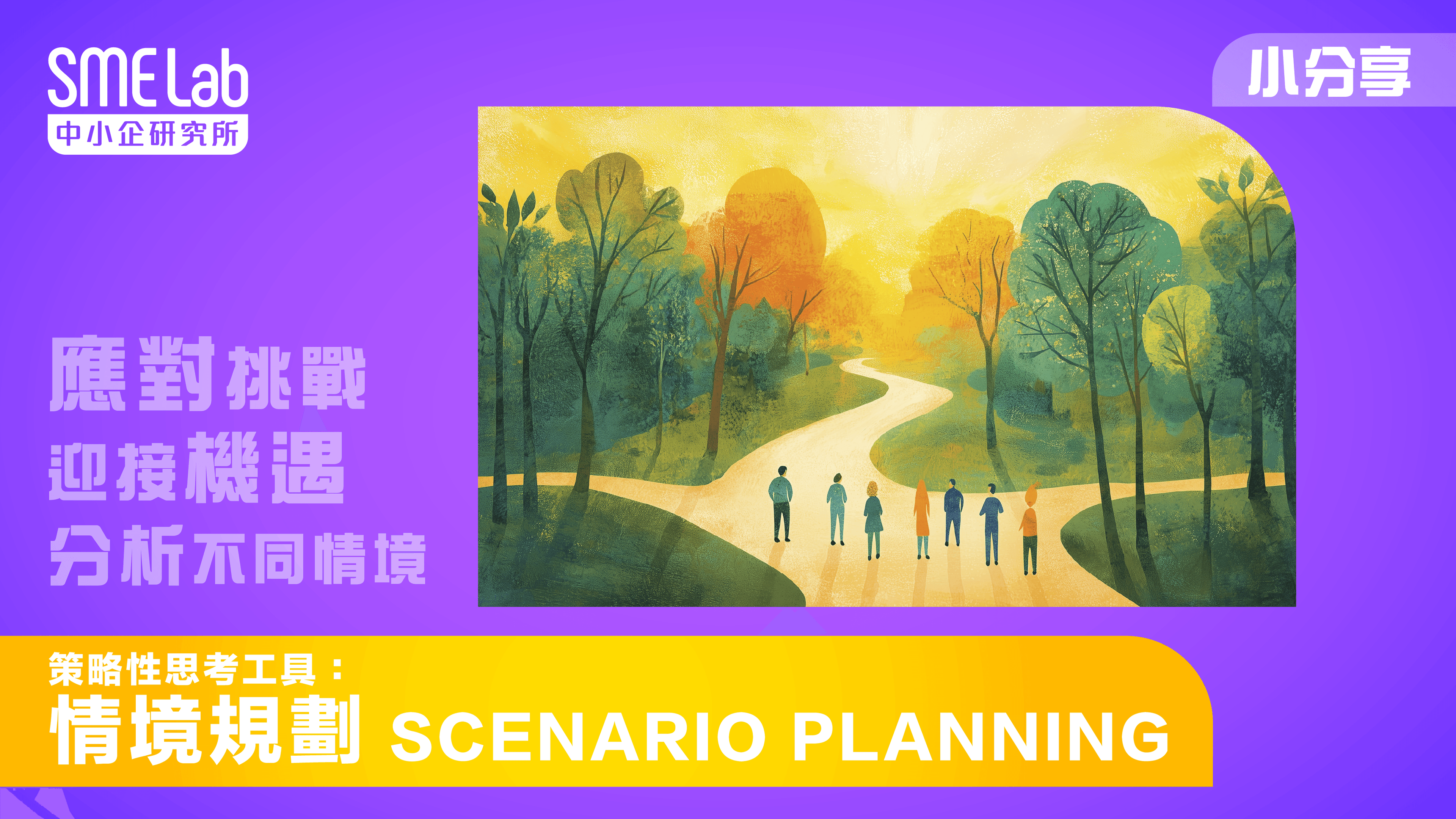 【SME Lab 小知識】策略性思考工具：情境規劃 Scenario Planning